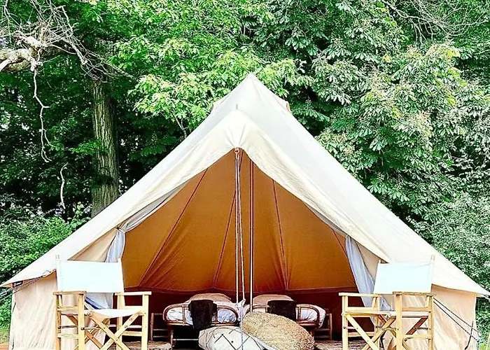 Glamping Chateau De La Chapelle Luksusowy namiot